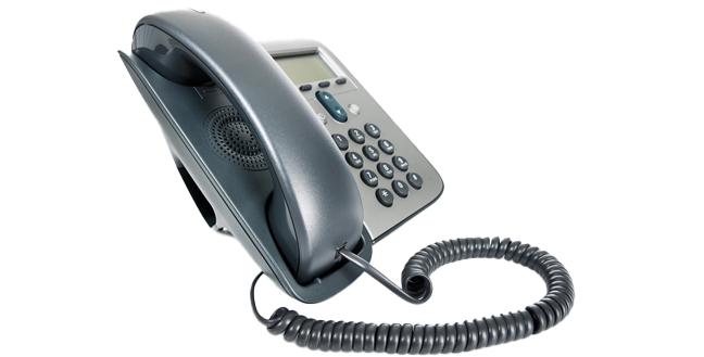 Graph illustrating declining communication costs over time with VoIP adoption